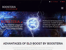 Tablet Screenshot of boosteria.org